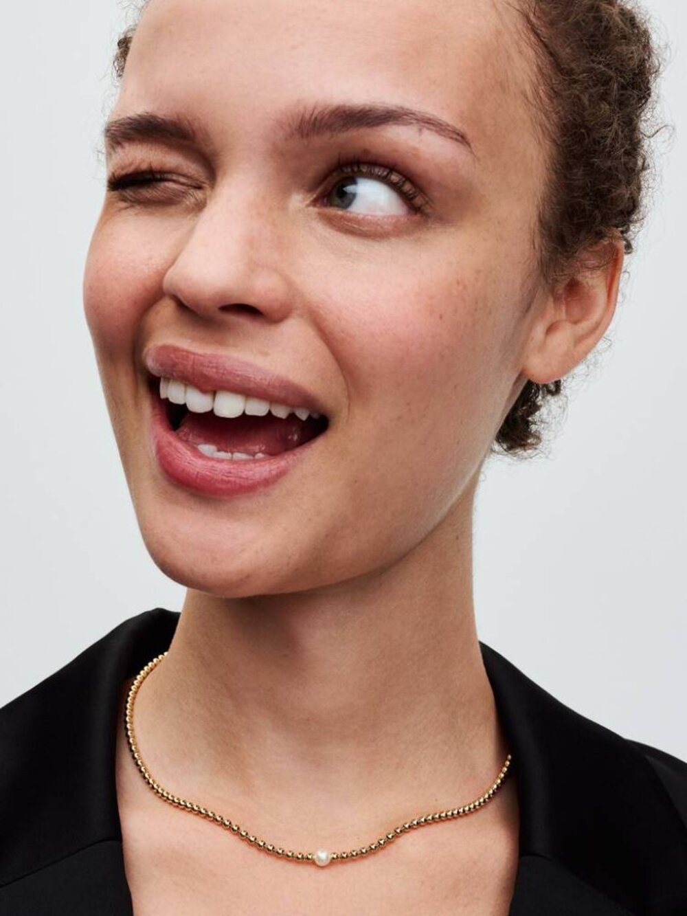 Pandora FINAL SALE - Treated Freshwater Cultured Pearl & Beads Collier Necklace - Picture 2 of 4